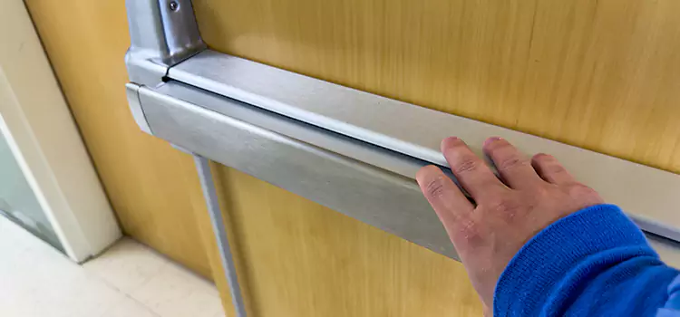 Installing a Push Bar on a Door Malden